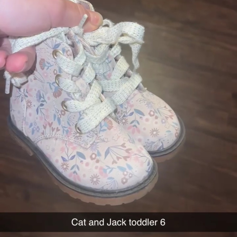 CAT & JACK Floral Kids Boots